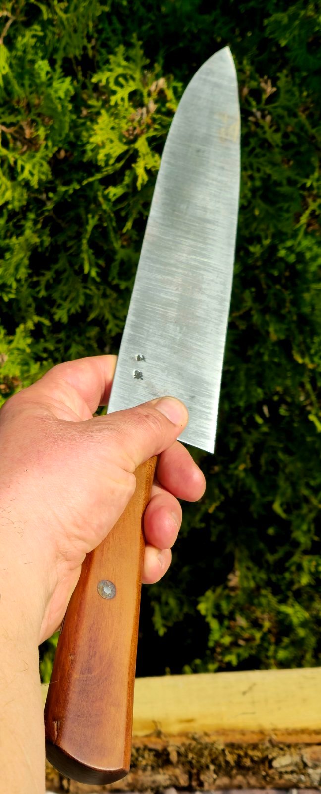 Virtuvinis peilis su natūralaus medžio rankena – klasika, kuria pasitiki ranka - Image 3