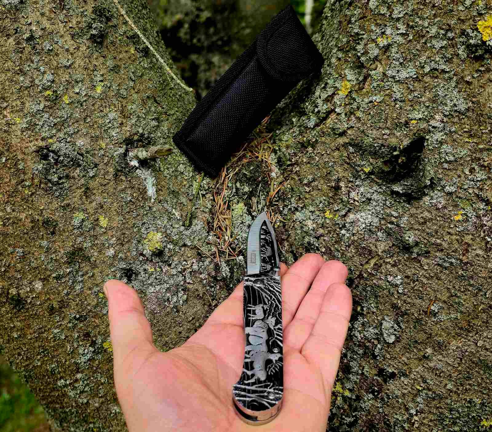 Unikalus lenktinis peilis – gamtos dvasios ir funkcionalumo derinys - Image 2