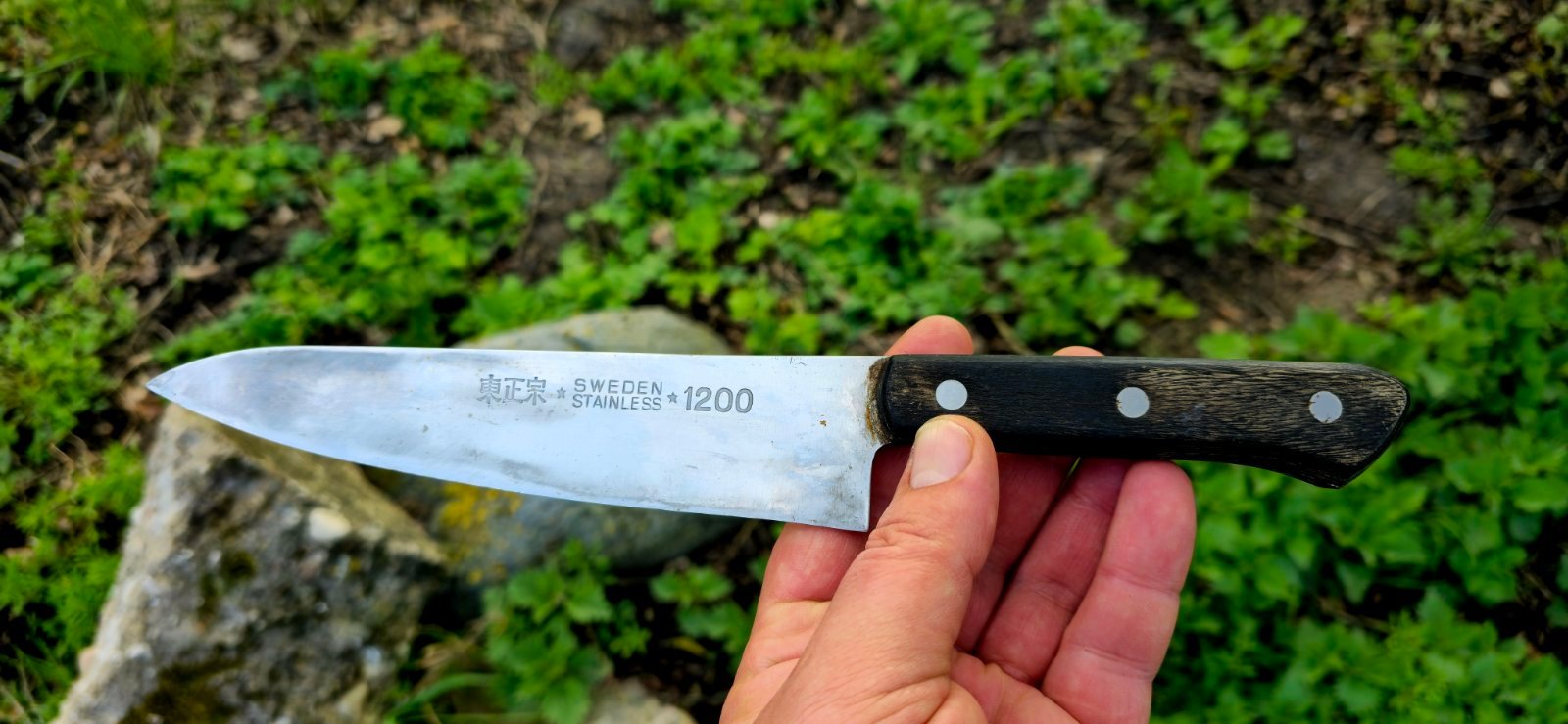 Senovinis peilis restauravimui | RYTOKYO Sweden Stainless 1200