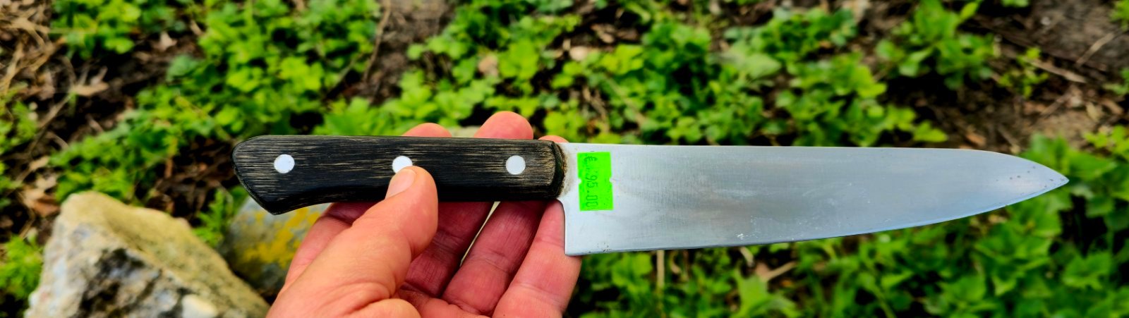 Senovinis peilis restauravimui | RYTOKYO Sweden Stainless 1200 - Image 2