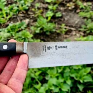 Senovinis japoniškas virtuvinis peilis | Nerestauruotas originalas | 30 cm