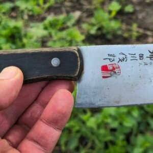 Autentiškas senovinis japoniškas peilis - 神田川俊郎 (Kandagawa Toshirō)