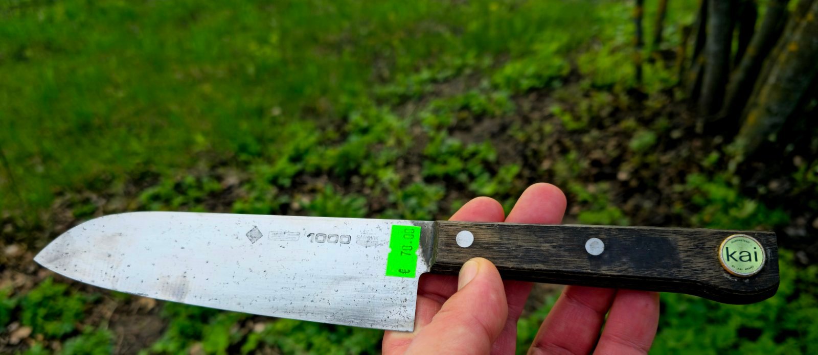 Senovinis "Kai" S-1000 serijos virtuvinis peilis