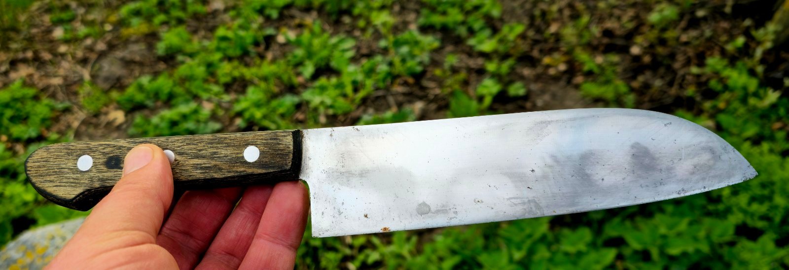 Parduodamas originalus nerestauruotas japoniškas virtuvinis peilis „Eagle Kiya“ - Image 2