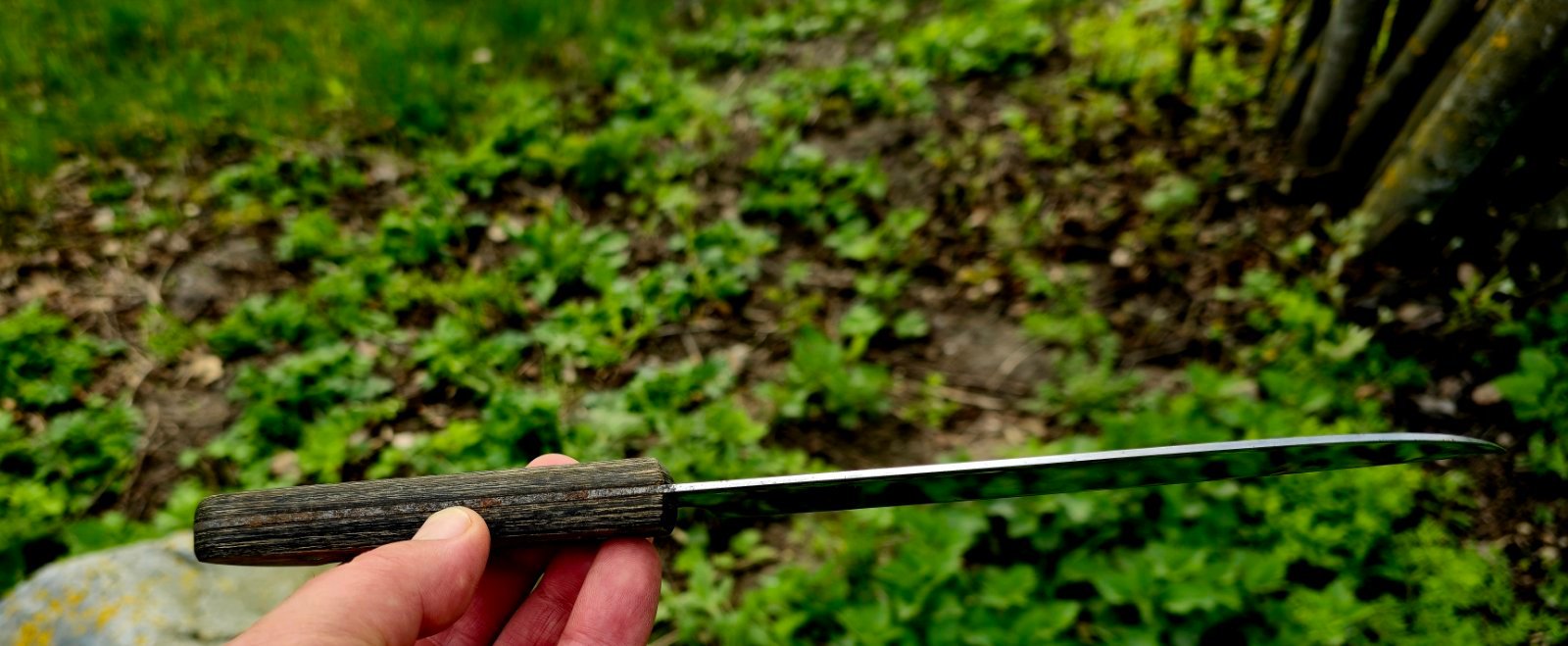 Parduodamas originalus nerestauruotas japoniškas virtuvinis peilis „Eagle Kiya“ - Image 4