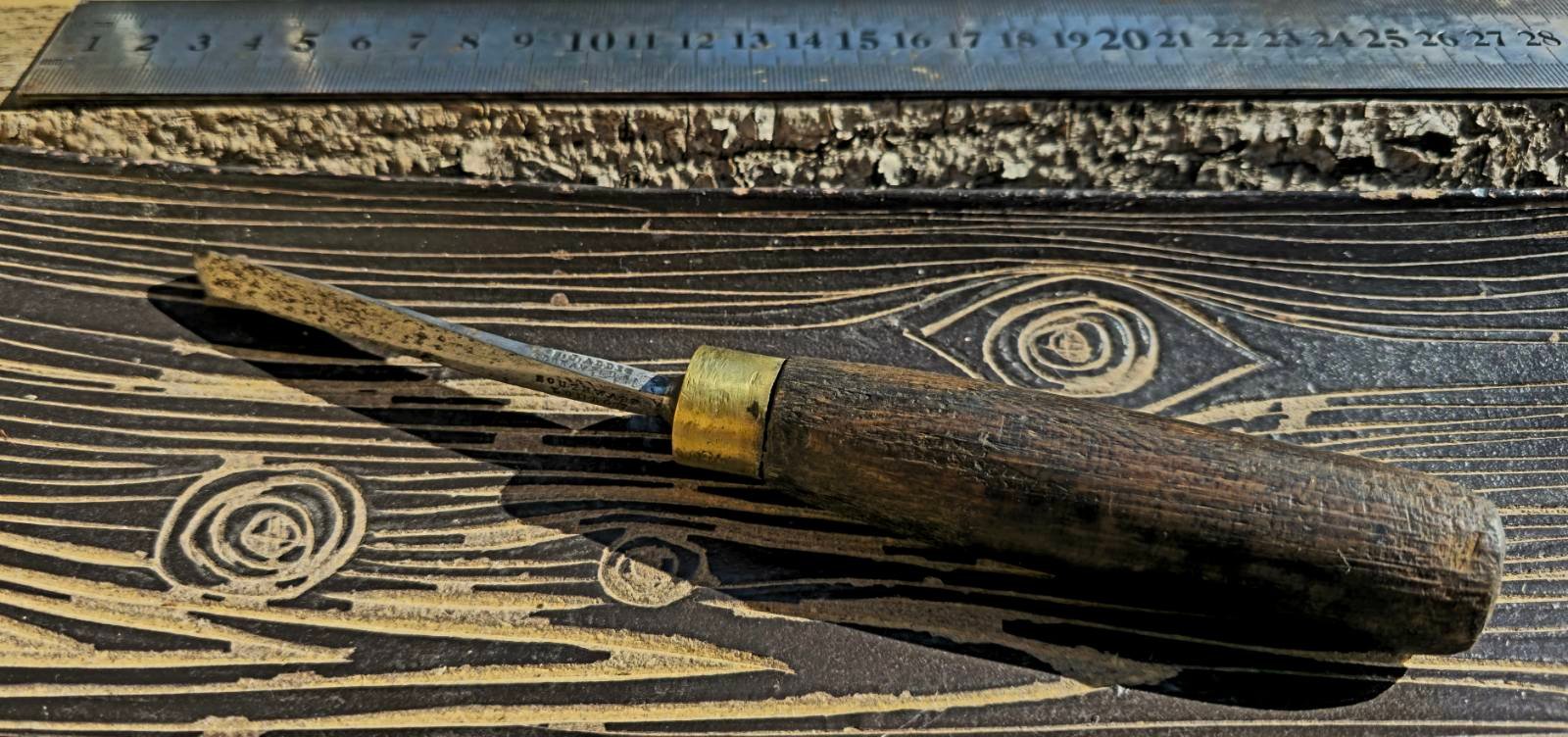 Parduodamas senovinis W.J. Addis drožybos kaltas | Anglija - Image 2