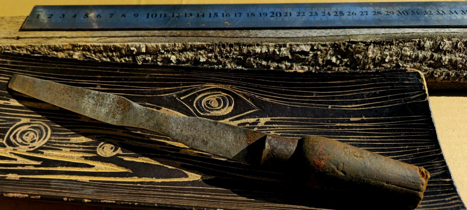 Parduodamas senovinis platus Buck & Son kaltas | Sheffield, Anglija - Image 2