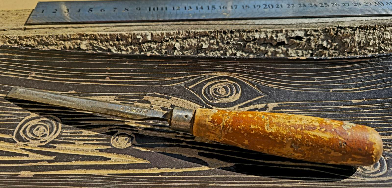 Parduodamas senovinis J.T. Rack & Son kaltas | Sheffield, Anglija - Image 2