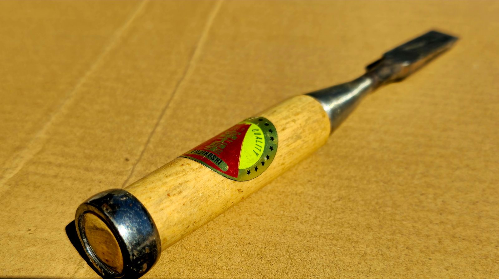 Japoniškas kaltas FUJIBOSHI 14 mm | Shirogami #2 plienas - Image 3