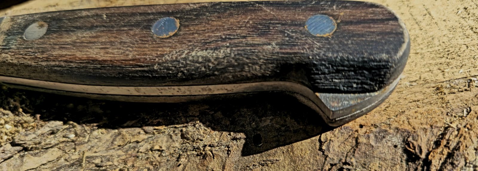 Parduodamas vokiškas „NHS Handicraft“ Santoku peilis - Image 4