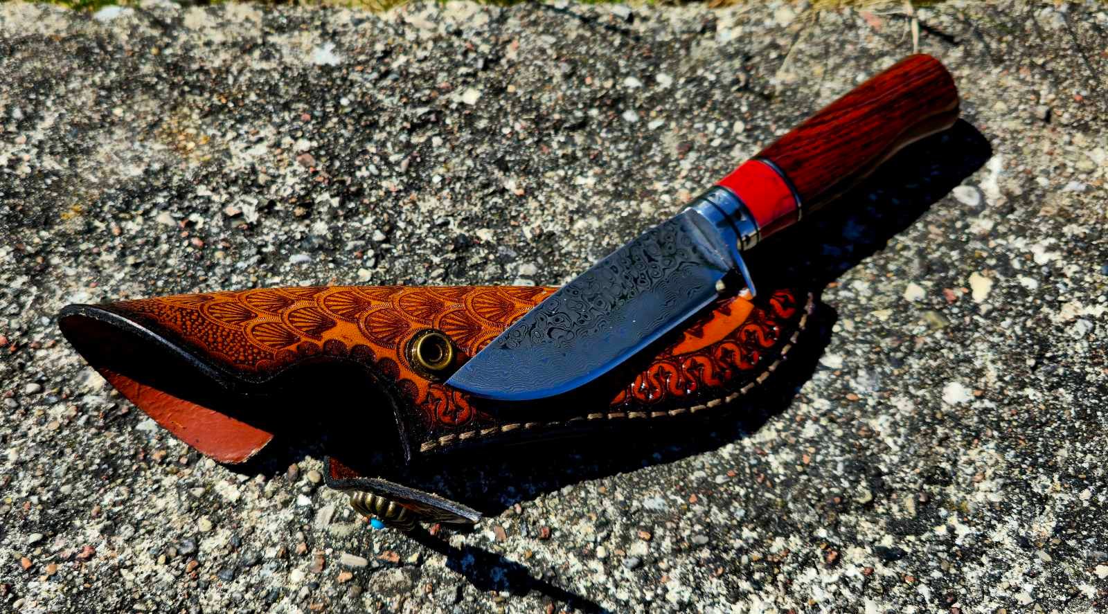 Išskirtinis Damasko plieno peilis su VG10 šerdimi – prabanga tavo rankose - Image 2