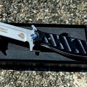 FINKA-C – didelio formato lenktinis peilis su 13 cm ašmeniu