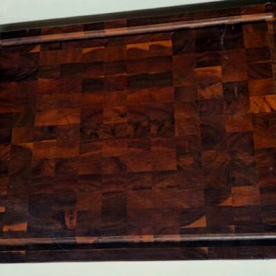 Profesionali klijuoto akacijos medžio pjaustymo lentutė – 40×30×3 cm