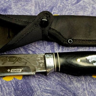 „Kandar“ universalus peilis su graviruotu 420 plieno ašmeniu