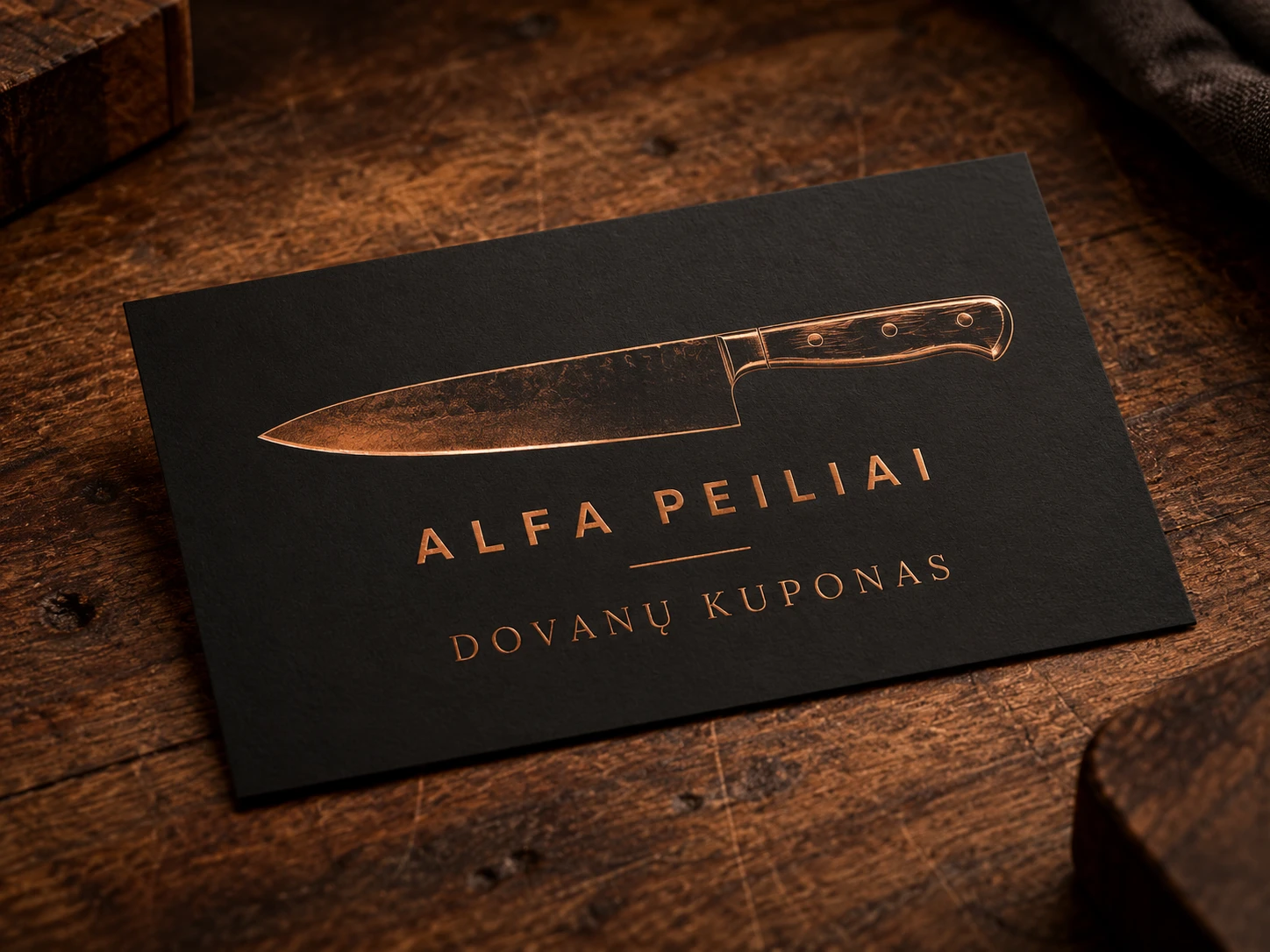 Alfa Peiliai dovanų kupono iliustracija