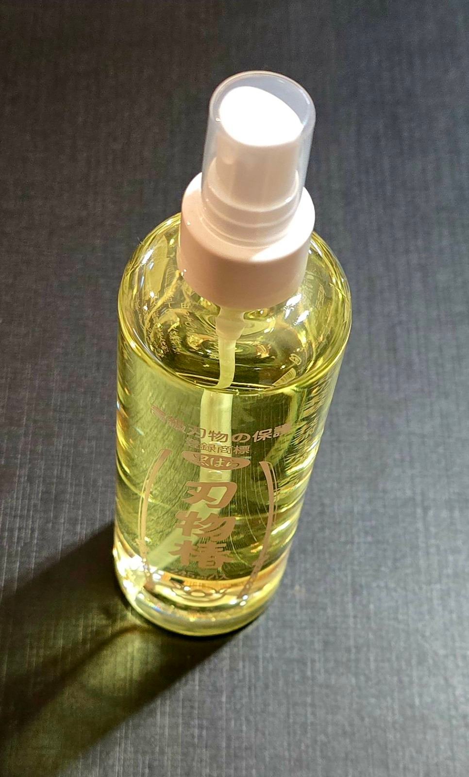 Japoniškas kardų ir peilių priežiūros aliejus „Kurobara“ – 245 ml